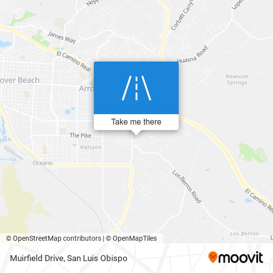 Muirfield Drive map