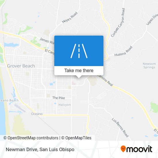 Mapa de Newman Drive