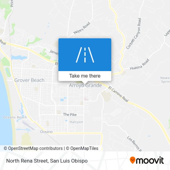 North Rena Street map