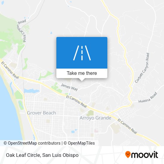 Oak Leaf Circle map