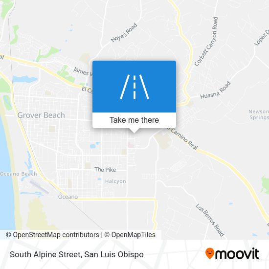 Mapa de South Alpine Street