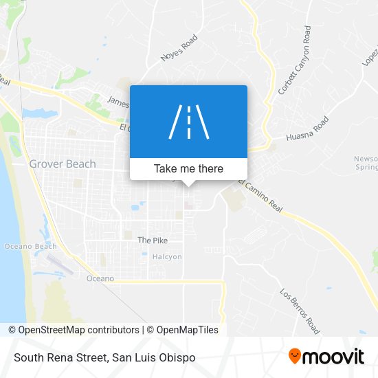 South Rena Street map