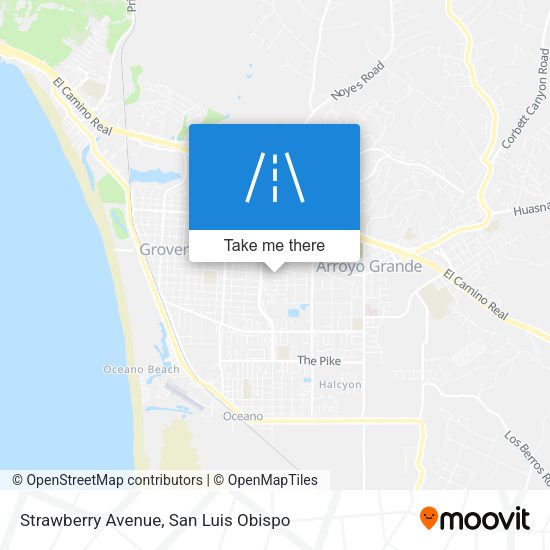 Strawberry Avenue map