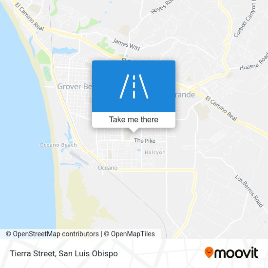 Mapa de Tierra Street