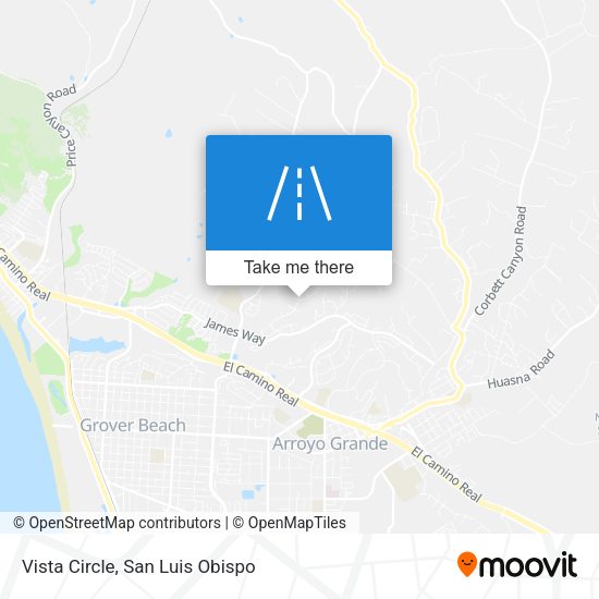 Vista Circle map