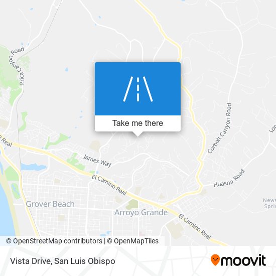 Vista Drive map