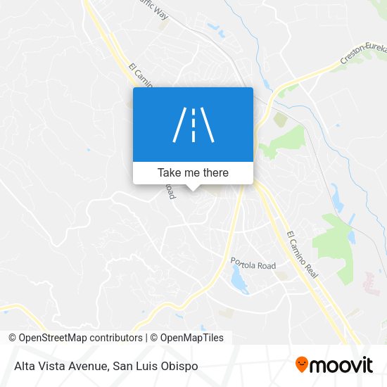 Alta Vista Avenue map