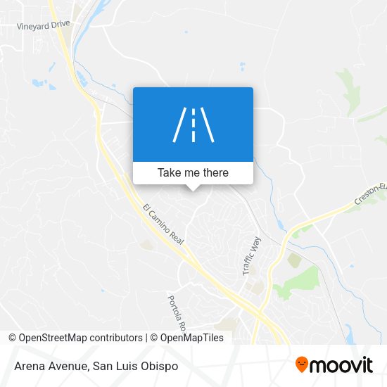 Mapa de Arena Avenue
