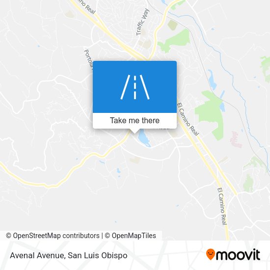 Avenal Avenue map