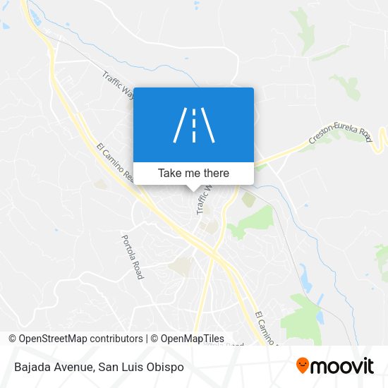 Bajada Avenue map