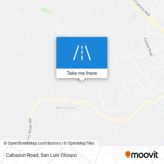 Mapa de Cabazon Road