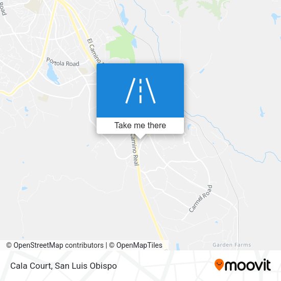 Cala Court map