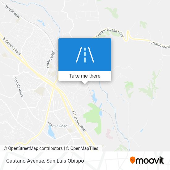Mapa de Castano Avenue