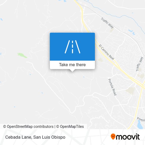 Mapa de Cebada Lane