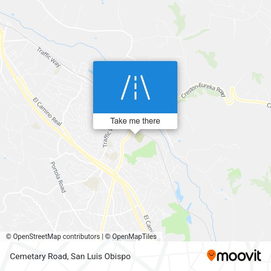 Cemetary Road map