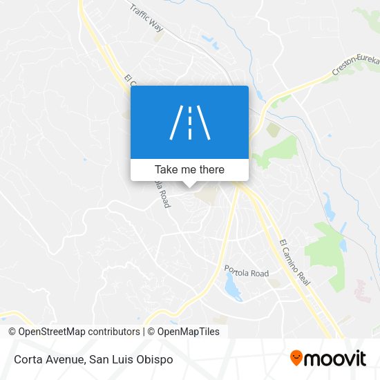 Corta Avenue map