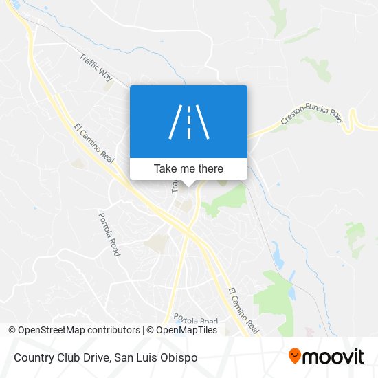 Country Club Drive map