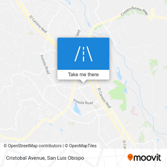 Cristobal Avenue map