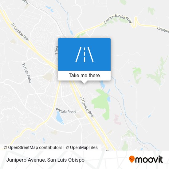 Mapa de Junipero Avenue