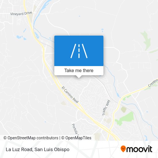 Mapa de La Luz Road