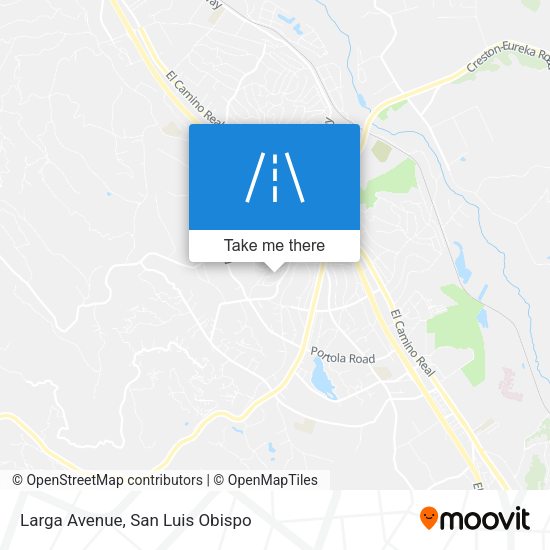 Larga Avenue map