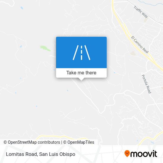 Lomitas Road map