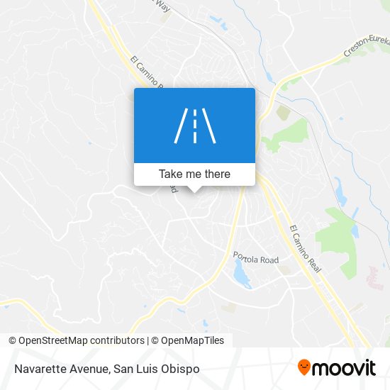 Navarette Avenue map