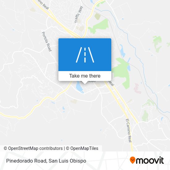 Pinedorado Road map