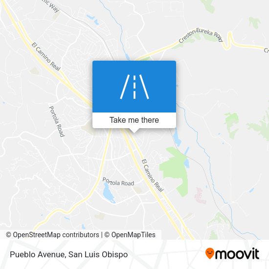 Pueblo Avenue map