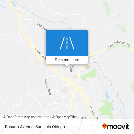 Mapa de Rosario Avenue