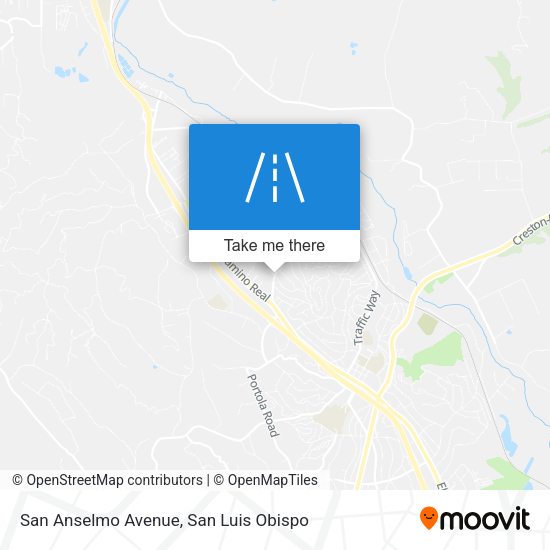 Mapa de San Anselmo Avenue