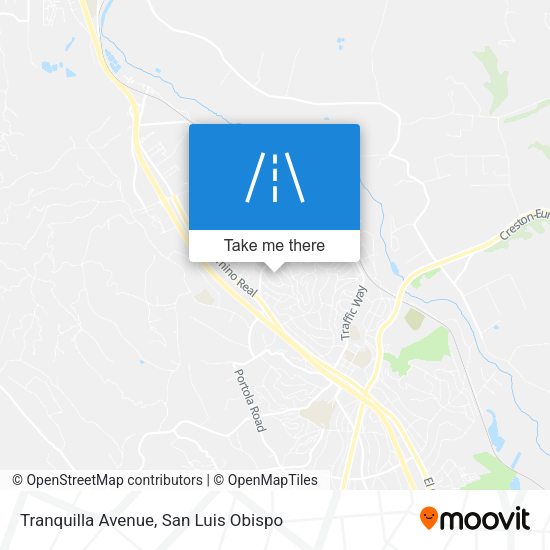 Tranquilla Avenue map