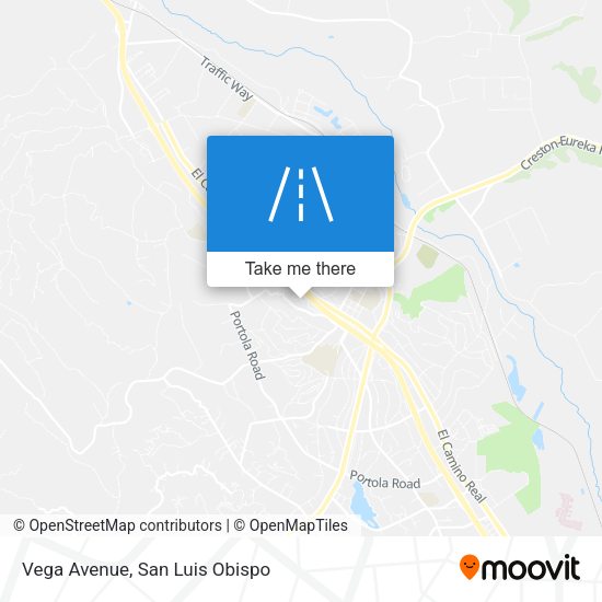 Vega Avenue map