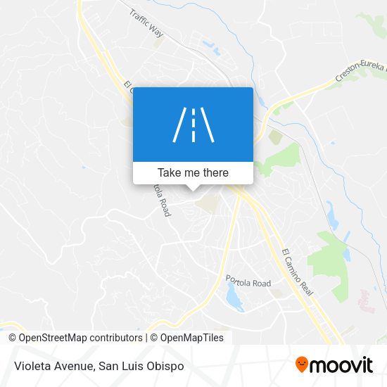Violeta Avenue map