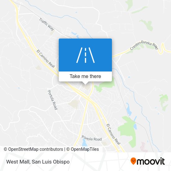 Mapa de West Mall