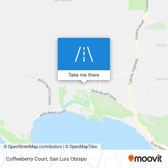 Mapa de Coffeeberry Court