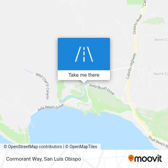 Cormorant Way map
