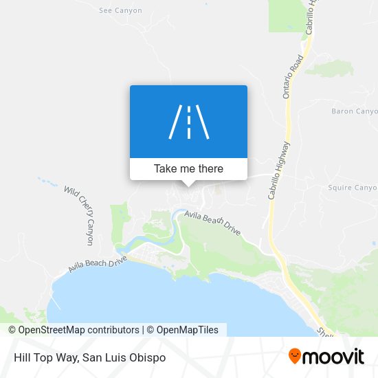Mapa de Hill Top Way