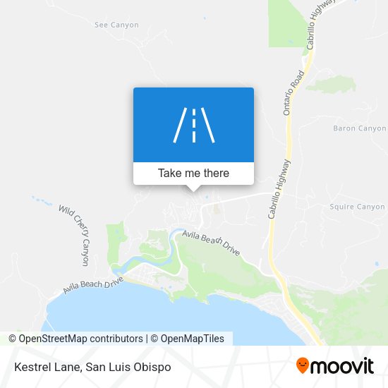 Mapa de Kestrel Lane