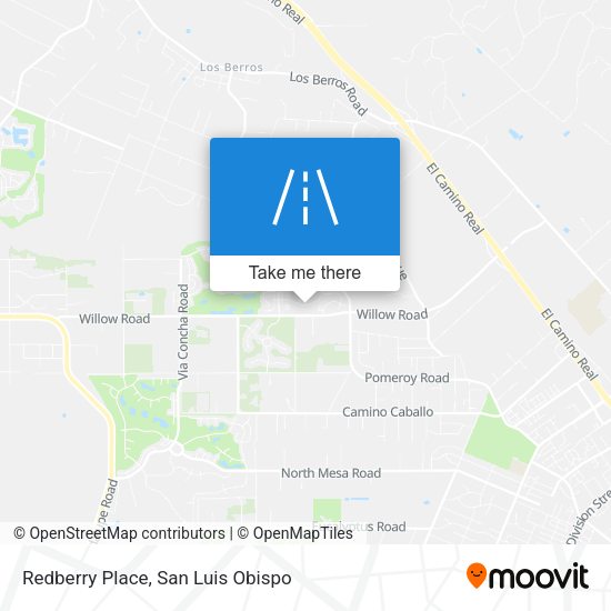 Redberry Place map