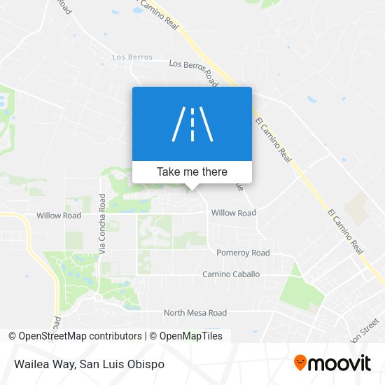 Wailea Way map