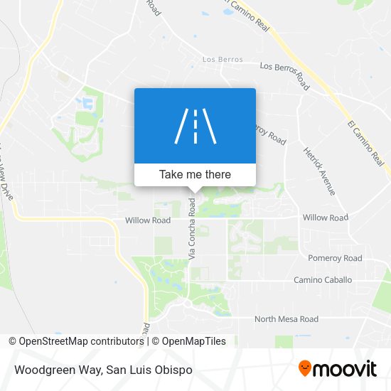 Woodgreen Way map