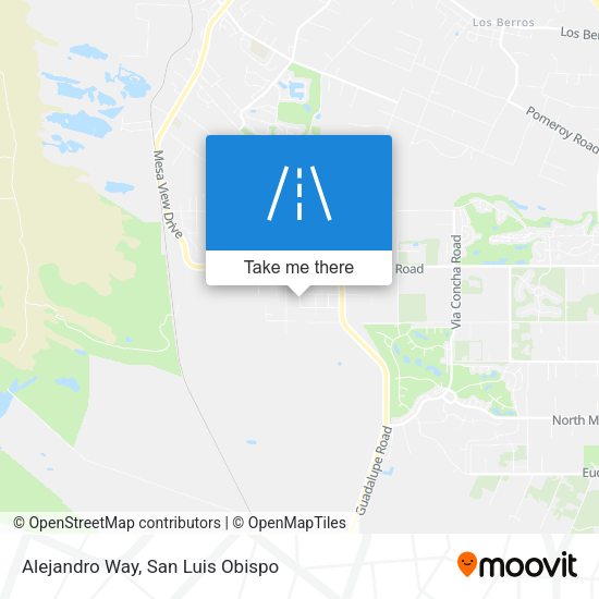 Alejandro Way map