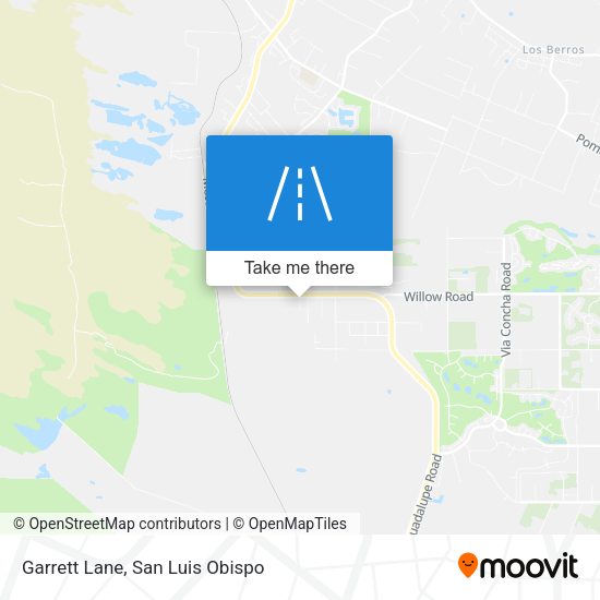 Garrett Lane map