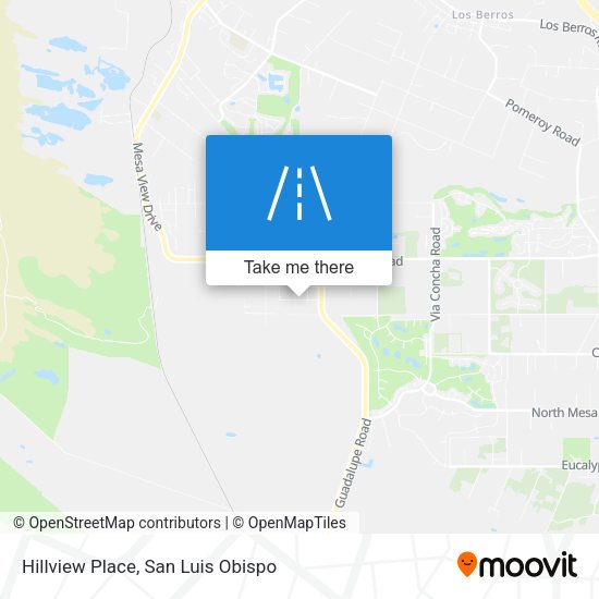 Hillview Place map