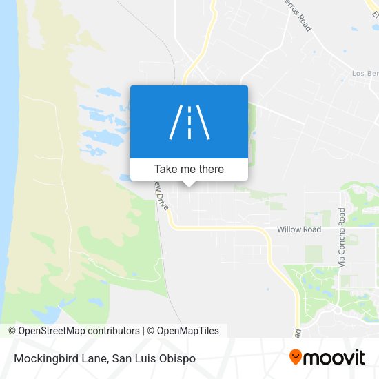 Mockingbird Lane map