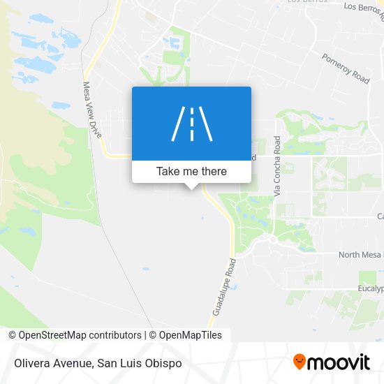 Mapa de Olivera Avenue