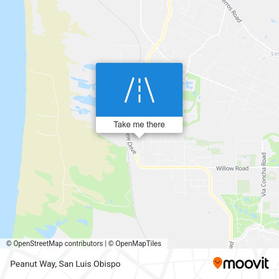 Mapa de Peanut Way