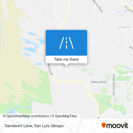 Mapa de Sandwort Lane