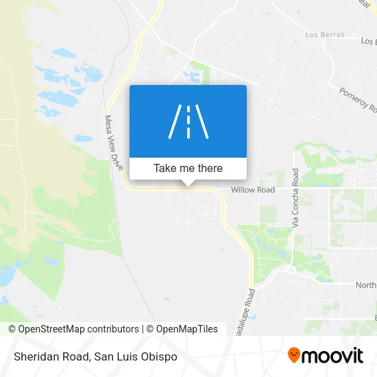Sheridan Road map